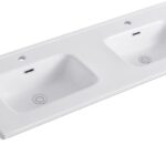 Oval Room Blue badkamermeubel in klassieke stijl met een keramische dubbele wastafel en twee ruime lades 120 cm.