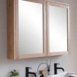 spiegelkast in eiken 120