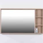 New Country Spiegel met regaal Natural Eiken 120x70x12