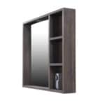 New Country Spiegel met regaal Donker Eiken 80x70x12