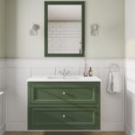 Beverly klassiek badkamermeubel 100 cm met keramische wastafel en twee ruime softclose lades