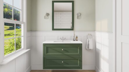 Beverly klassiek badkamermeubel 100 cm met keramische wastafel en twee ruime softclose lades