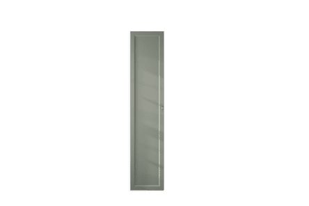 Medium Badkamerkast met drie schappen in Card Room Green voorzien van een landelijk front 170 cm.