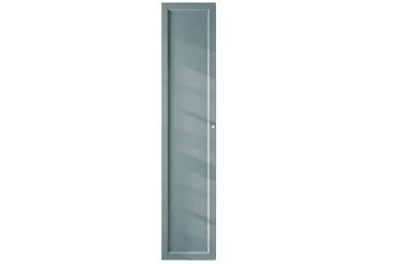 Medium Badkamerkast met drie schappen in Oval Room Blue voorzien van een landelijk front 170 cm.