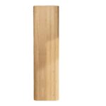 Softcube Badkamerkast 170 cm hoog met afgeronde zijkanten met een vlak front in naturel eiken met push-to-open deur