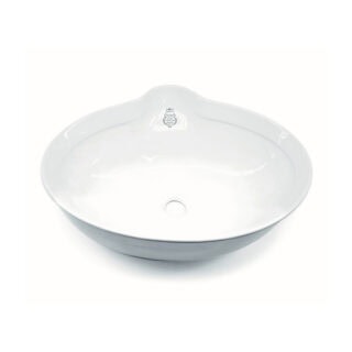 Waskom Keramiek Van Heck White Rond 50
