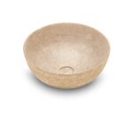 Natuursteen kom beige Van Heck Beige Rond 38