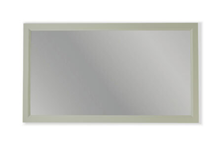 Massief houten badkamerspiegel,130x74 in Mizzle