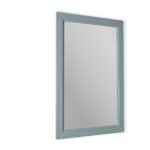 Massief houten badkamerspiegel, 52x82 in Oval Room Blue