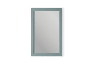 Massief houten badkamerspiegel, 52x82 in Oval Room Blue