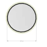 Ronde Spiegel met indirecte led verlichting 120 cm