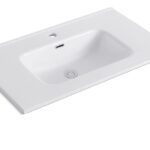 Oval Room Blue badkamermeubel in klassieke stijl met een keramische wastafel en twee ruime lades 80 cm.