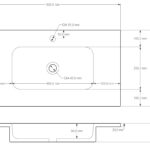 Het Hallberg badkamermeubel 80 in donker eiken straalt warmte en karakter uit. De softclose-lades biedt praktische opbergruimte, terwijl de betonnen wastafel in Beige zorgt voor een elegante, tijdloze uitstraling. Een ambachtelijk meubel dat perfect