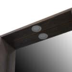 New Country Spiegel met regaal Donker Eiken 80x70x12