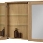 spiegelkast in eiken 120