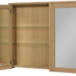 spiegelkast in eiken 120