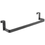 Raven Handdoekhouder in black gun metal, te monteren aan de zijkant van een badkamermeubel.