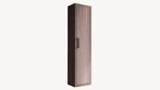 badkamer kast  in donker eiken
