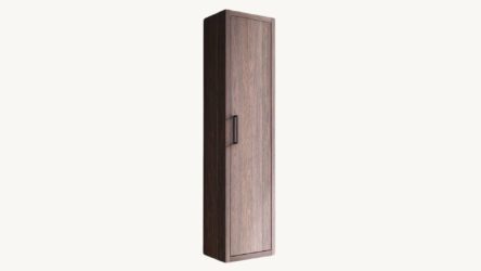 badkamer kast  in donker eiken