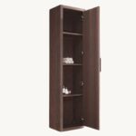 badkamer kast  in donker eiken