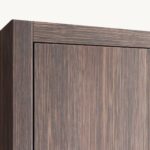 badkamer kast  in donker eiken