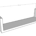 Wandplank van massief eikenhout in de kleur Donker Eiken. Voorzien van een onzichtbare bevestiging en perfect voor badkamer, toilet of woonruimte.