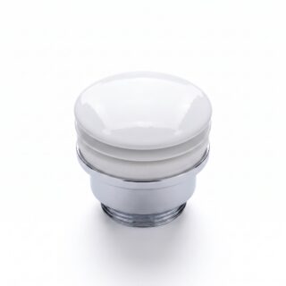 Van Heck Universele Wastafelplug Wit Glanzend