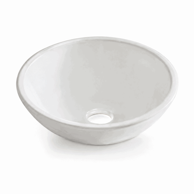 Waskom Keramiek Van Heck White Rond 30