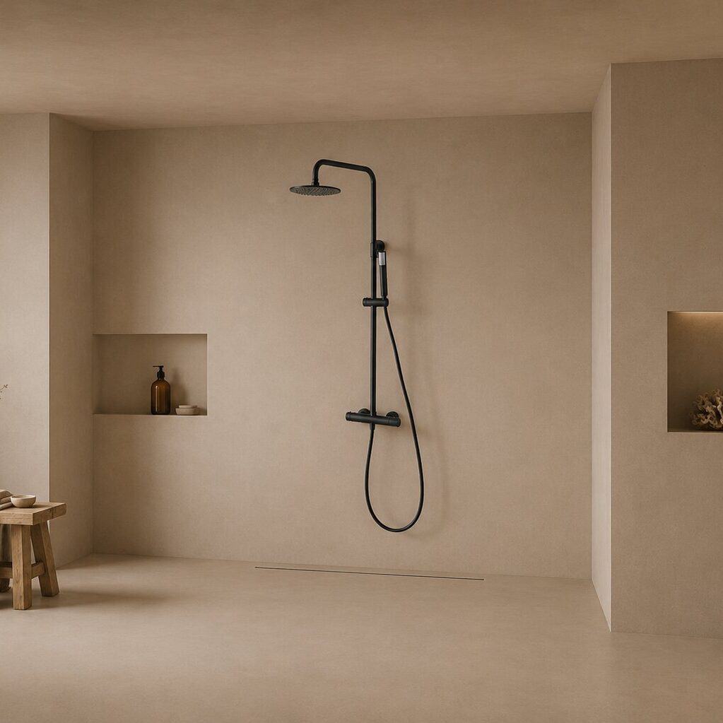Opbouw Douchest