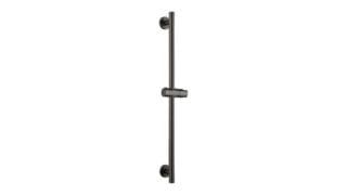 Losse glijstang in black gun metal met verschuifbare houder voor je handdouche, uit de Riva Bella serie. Totale lengte 65,3 cm, Ø 22 mm. Handdouche en doucheslang worden niet meegeleverd. Verkrijgbaar in 6 kleuren en geleverd met 5 jaar garantie.