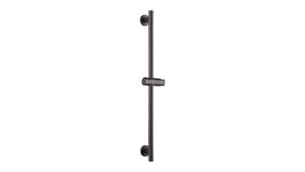 Losse glijstang in black gun metal met verschuifbare houder voor je handdouche, uit de Riva Bella serie. Totale lengte 65,3 cm, Ø 22 mm. Handdouche en doucheslang worden niet meegeleverd. Verkrijgbaar in 6 kleuren en geleverd met 5 jaar garantie.
