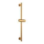 Losse glijstang in geborsteld goud met verschuifbare houder voor je handdouche, uit de Riva Bella serie. Totale lengte 65,3 cm, Ø 22 mm. Handdouche en doucheslang worden niet meegeleverd. Verkrijgbaar in 6 kleuren en geleverd met 5 jaar garantie.